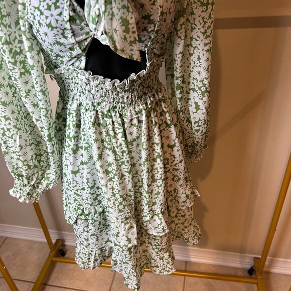 CHARMING CHARLIE RUFFLE DRESS (MED) - Picture 6 of 12